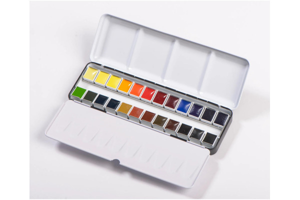 BLOCKX Malkasten Aquarell 41624BXC 24 Farben – Bild 3