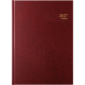 BREPOLS Agenda Bremax 2 Santex 2027 26.3.0005 1T/2S bordeaux 21x29cm