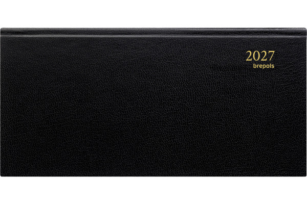 BREPOLS Agenda Breprint Lima Kul. 2027 26.3.0263 1W/2S schwarz 16.6x8.1cm