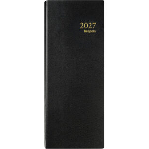 BREPOLS Agenda Saturnus 101 Lima 2027 26.3.0043 1T/2S schwarz 12.8x33cm