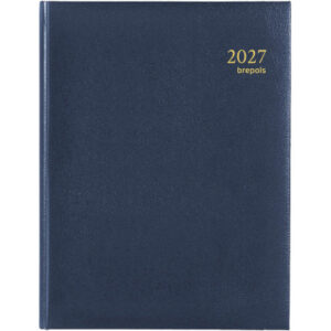 BREPOLS Agenda Ambassador Lima 2027 26.3.0048 1T/1S blau 17x22cm