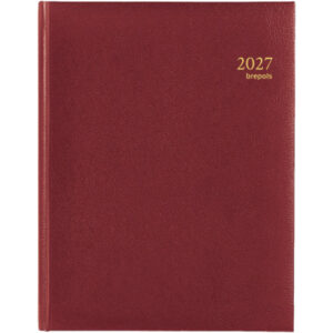 BREPOLS Agenda Timing Lima Kul. 2027 26.3.0055 1W/2S bordeaux 17.1x22cm