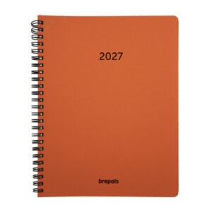 BREPOLS Agenda Timing Calvi 2027 26.3.1398 1W/2S orange 17.1x22cm