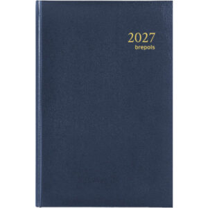 BREPOLS Agenda Saturnus Lima Ku. 2027 26.3.0081 1T/1S blau 13.3x20.8cm