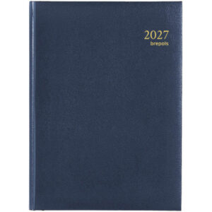BREPOLS Agenda Eu deluxe 224 Lim 2027 26.3.0090 1T/1S blau 14.8x21cm