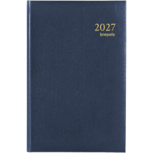 BREPOLS Agenda Saturnus 231 Lima 2027 26.3.0093 1W/2S blau 13x20.8cm