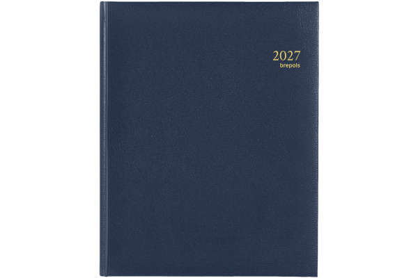 BREPOLS Agenda Concorde Lima Ku. 2027 26.3.0100 1W/2S blau 21x27cm