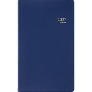 BREPOLS Agenda Breform Seta 2027 26.3.1268 1T/1S blau 10x16.5cm