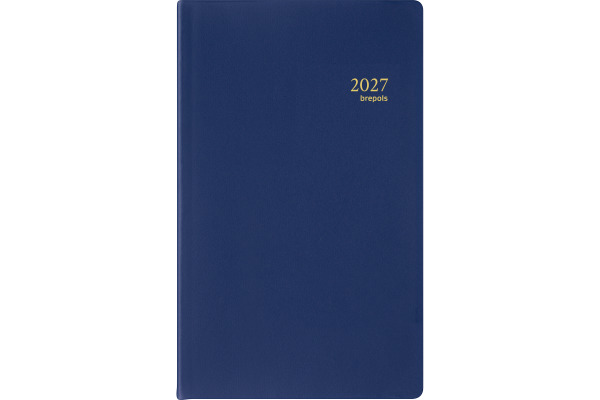 BREPOLS Agenda Breform Seta 2027 26.3.1268 1T/1S blau 10x16.5cm