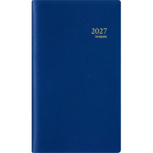 BREPOLS Agenda Notaplan Genova 2027 26.3.1273 1W/2S blau 8.9x16cm