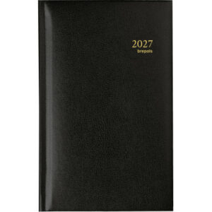 BREPOLS Agenda Interplan Lima Ku. 2027 26.3.1150 1W/2S schwarz 8.9x16cm