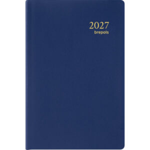 BREPOLS Agenda Delta Seta 2027 26.3.1264 1W/2S blau 8.1x12cm