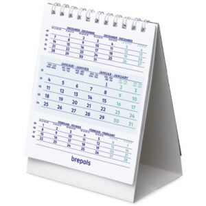 BREPOLS Tischkalender hoch 2027 26.3.0128 3M/1S 10.5x13cm