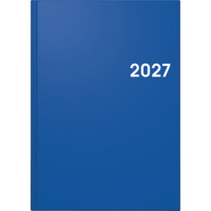 BRUNNEN Buchkalender 2027 79561037 1T/1S blau ML A5