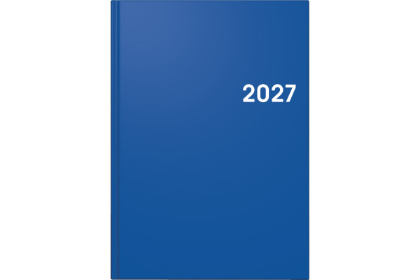 BRUNNEN Buchkalender 2027 79561037 1T/1S blau ML A5