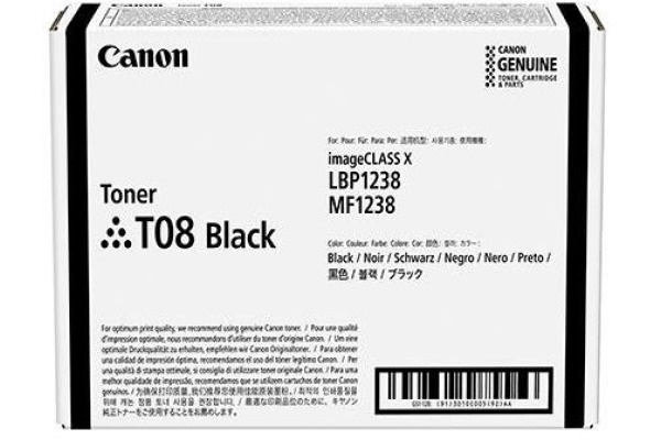 CANON Toner schwarz T08 I-SENSYS X 1238 11'000 S.