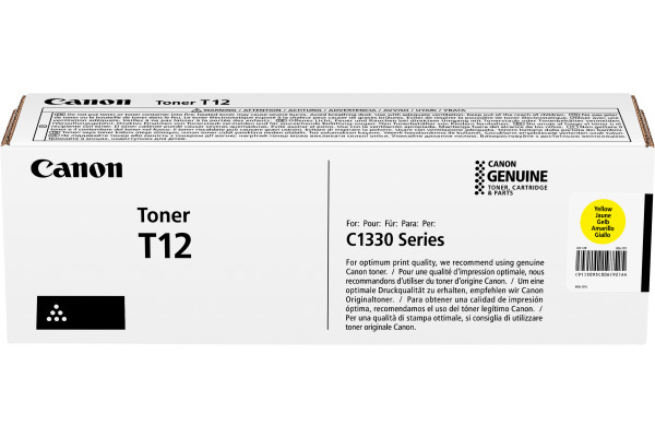 CANON Toner yellow T12 i-SENSYS X C1333i 5'300 S.