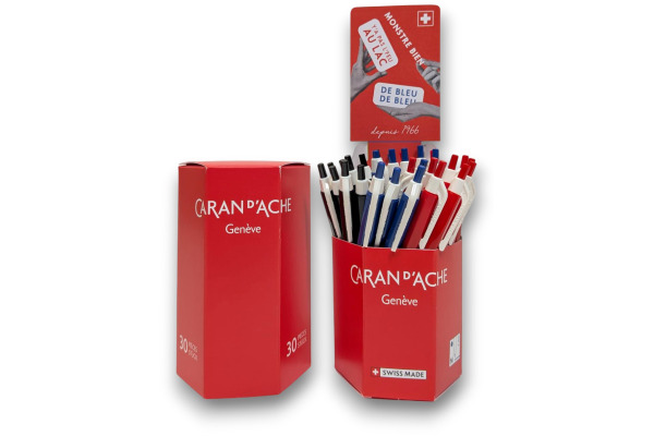 CARAN D'A Kugelschreiber 825 So Swiss 825.295 assortiert 30 Stück