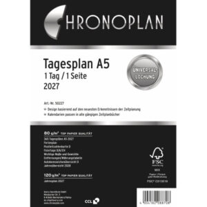 CHRONOPLA Ersatz Tagesplan 2027 50227Z.27 1T/1S A5