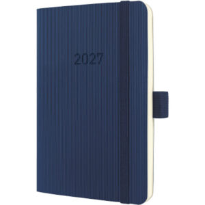 CONCEPTUM Wochenkalender 2027 C2733 1W/2S dunkelblau 9.3x14cm