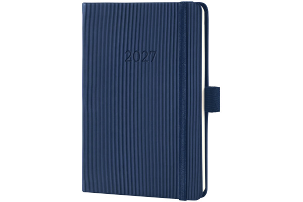 CONCEPTUM Wochenkalender 2027 C2763 1W/2S dunkelblau 10.8x15.1cm