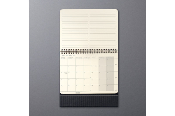 CONCEPTUM Tischkalender 2027 C2781 1M/1S schwarz 21.3x22cm – Bild 2