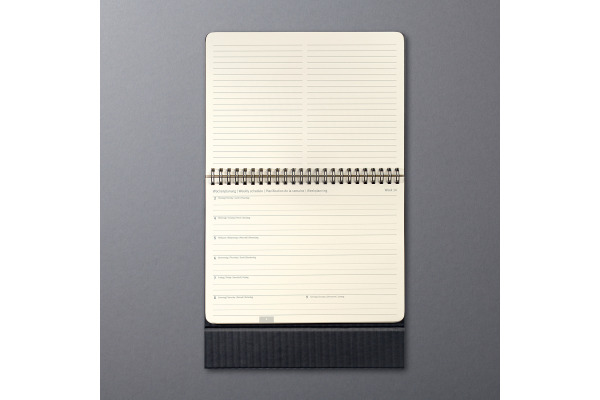 CONCEPTUM Tischkalender 2027 C2781 1M/1S schwarz 21.3x22cm – Bild 3