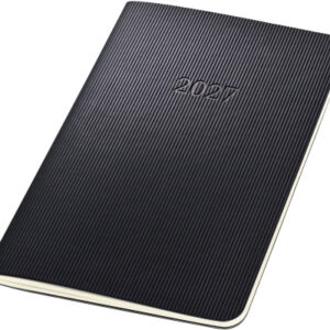 CONCEPTUM Monatskalender 2027 C2785 1M/2S schwarz 9.3x14cm