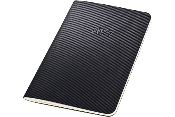 CONCEPTUM Monatskalender 2027 C2785 1M/2S schwarz 9.3x14cm