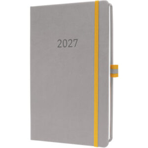 CONCEPTUM Wochenkalender Linescape 2027 L2704 1W/2S hellgrau 14.8x21.3cm