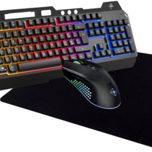DELTACO   3-in-1 Gaming Kit RGB GAM-113V2 Black