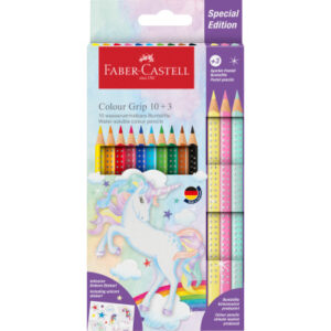 FABER-CA. Farbstift Colour Grip 201542 Einhorn 10 + 3