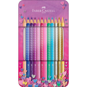 FABER-CA. Farbstifte Sparkle 201737 12 Farben im Metalletui