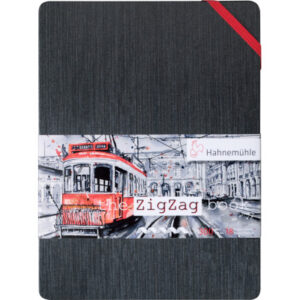 HAHNEMÜHL Leporello ZigZag A5 10625001 weiss, 300g 18 Seiten