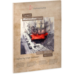 HAHNEMÜHL Aquarellblock Toned A5 10625310 beige, 200g 20 Blatt