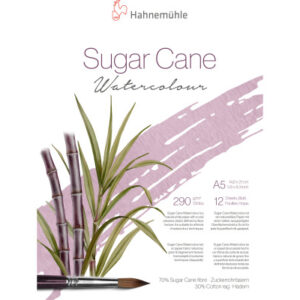 HAHNEMÜHL Aquarellblock SugarCane A5 10625430 weiss, 290g 12 Blatt