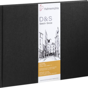 HAHNEMÜHL Skizzenbuch D&S A3 quer 10628200 schwarz 80 Blatt