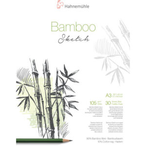 HAHNEMÜHL Skizzenblock Bamboo A3 10628562 weiss, 105g 30 Blatt