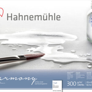 HAHNEMÜHL Aquarellblock Harmony A4 10628840 weiss rau, 300g 12 Blatt