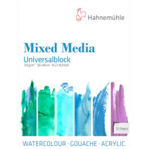 HAHNEMÜHL Universalblock 36x48cm 10650202 weiss, 310g 25 Blatt