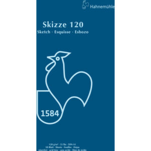 HAHNEMÜHL Skizzenblock 120 A1 60127429 weiss, 120g 50 Blatt