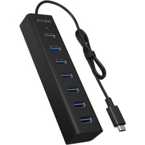 ICY BOX USB-C to 7 Port USB-A Hub IBHUB1700 USB 3.2 G1