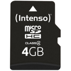 INTENSO micro SDHC Card Class 4 4GB 3403450 incl. SD Adapter