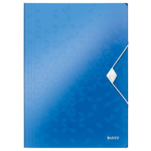 LEITZ Gummibandmappe WOW A4 45990036 blau für 150 Blatt
