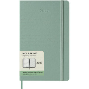 MOLESKINE Agenda Classic Large      2027 999279165 1W/1S salbeigrün HC    13x21cm
