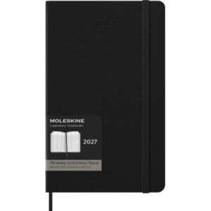MOLESKINE Agenda Pro Large 2027 DHB12PRO3 1W/2S schwarz HC 13x21cm