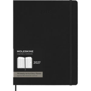 MOLESKINE Agenda Pro X-Large 2027 DHB12PRO4 1W/2S schwarz HC 19x25cm