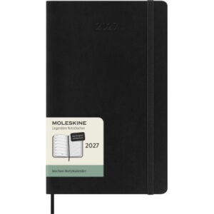 MOLESKINE Agenda Classic Large 2027 DSB12WN3D 1W/1S schwarz SC 13x21cm