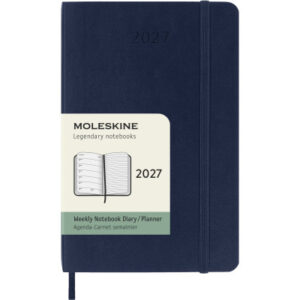 MOLESKINE Agenda Classic Pocket 2027 DSB2012WN 1W/1S saphir SC 9x14cm
