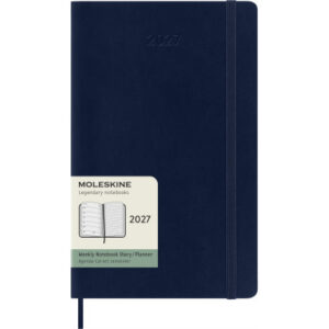 MOLESKINE Agenda Classic Large 2027 DSB2012WN 1W/1S saphir SC 13x21cm
